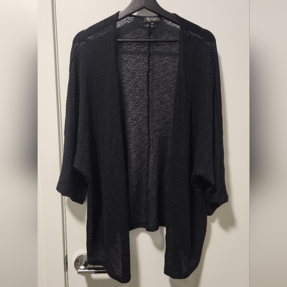 Open Weave Cardigan Coverup